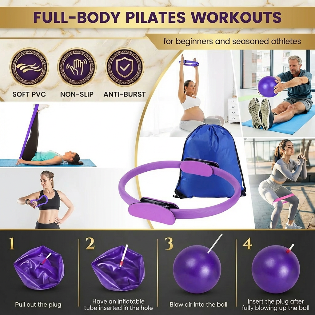 Serenity Sculpt 13-Piece Yoga & Pilates Collection