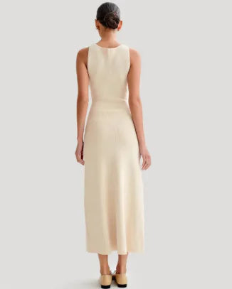 Chic Knit Maxi Sleeveless Dress