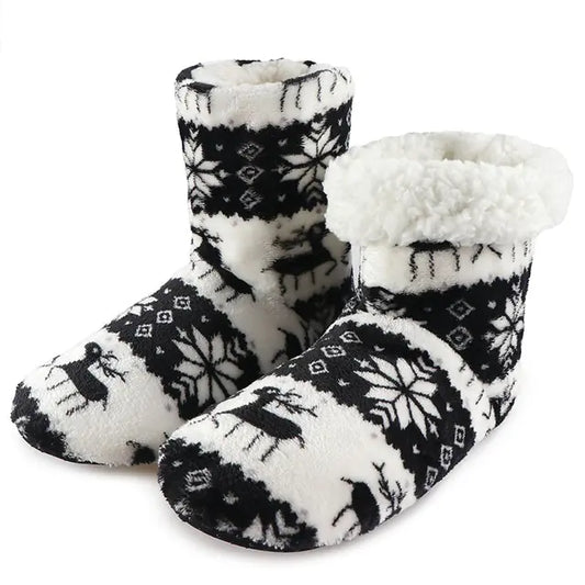Winter Fur Slippers Christmas Edition