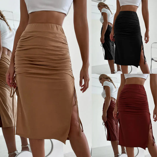 Cross Drawstring Skirts