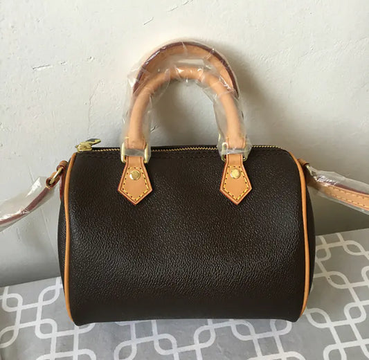 Printed Cowhide Handbag