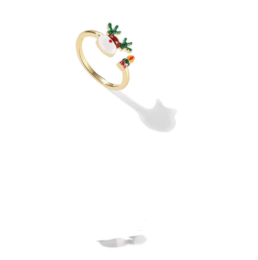 Christmas Elk Design Ring