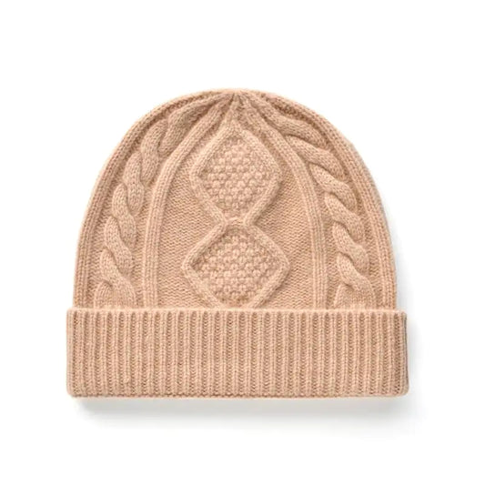 Diamond Twist Wool Hat